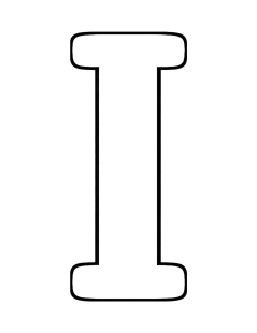 Letter I Coloring Page