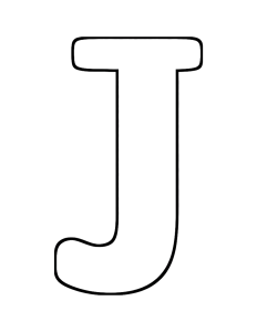 Letter J Coloring Page