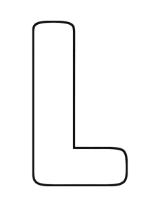 Letter L Coloring Page